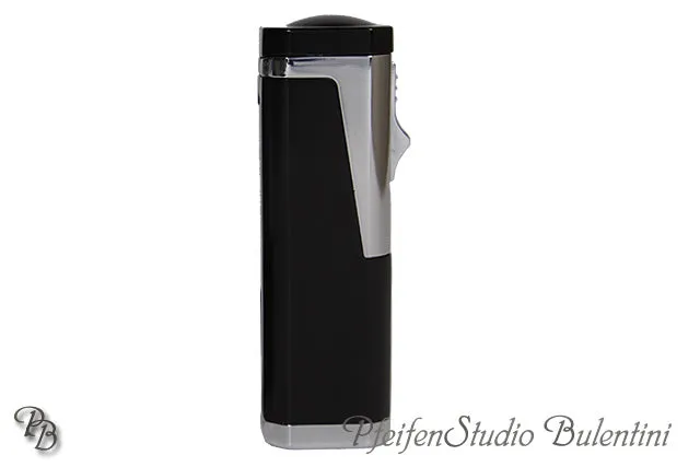 MONZA Triple Jet sigarlighter svart metall