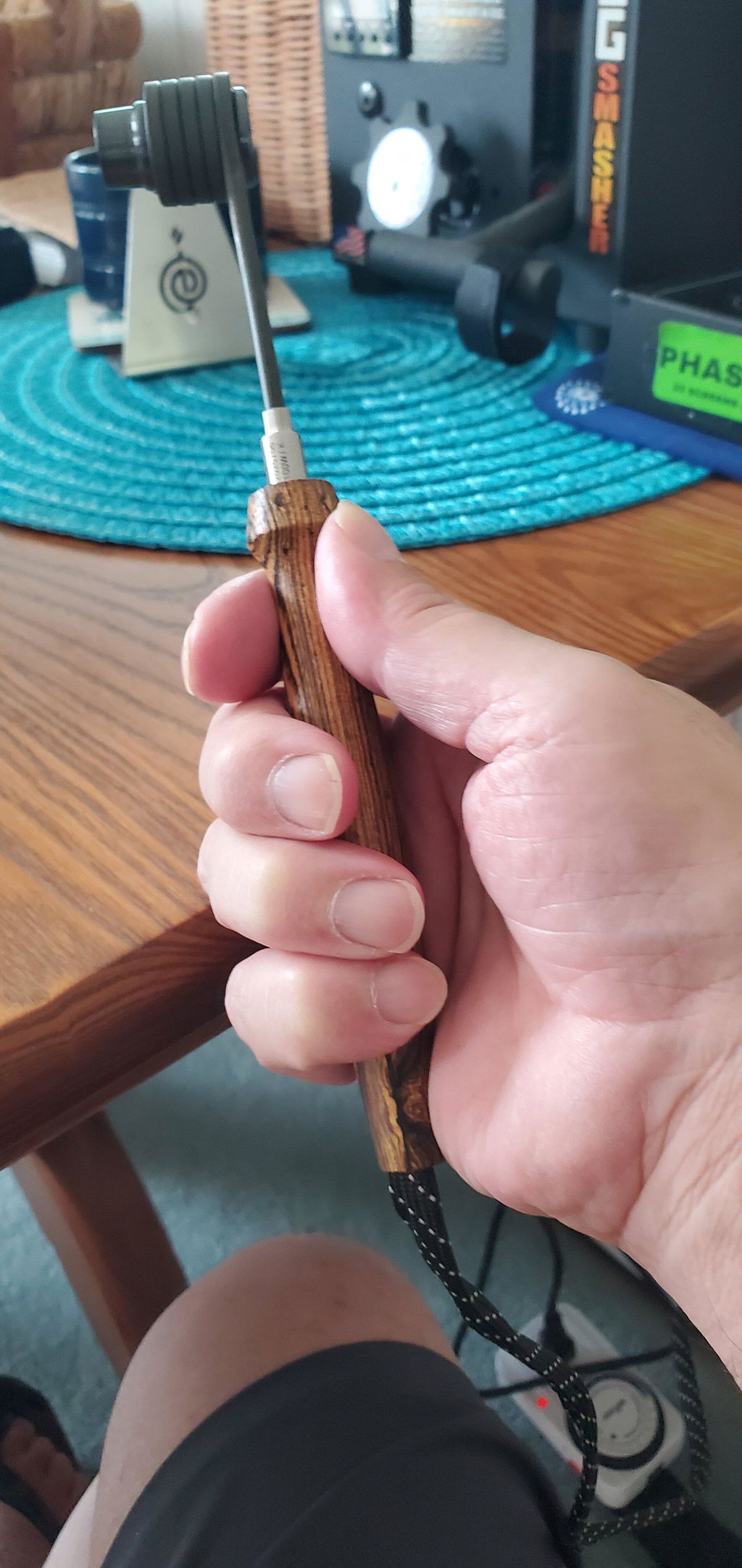 Ed's TNT PID Coil håndtak cocobolo 5 tommer