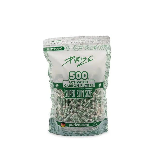 Purize Super Slim kullfilter 5,5 mm 500 stk mild smak