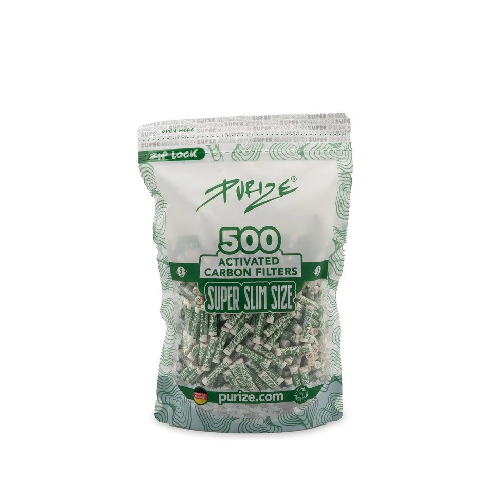 Purize Super Slim kullfilter 5,5 mm 500 stk mild smak