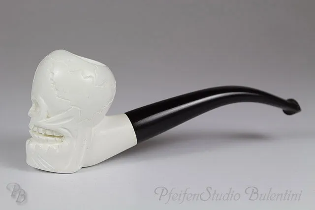 Bulentini Totenkopf M1393 merskumpipe hodeskalle midi