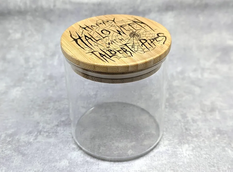 Talbert Halloween humidor tobakk gravert korthold