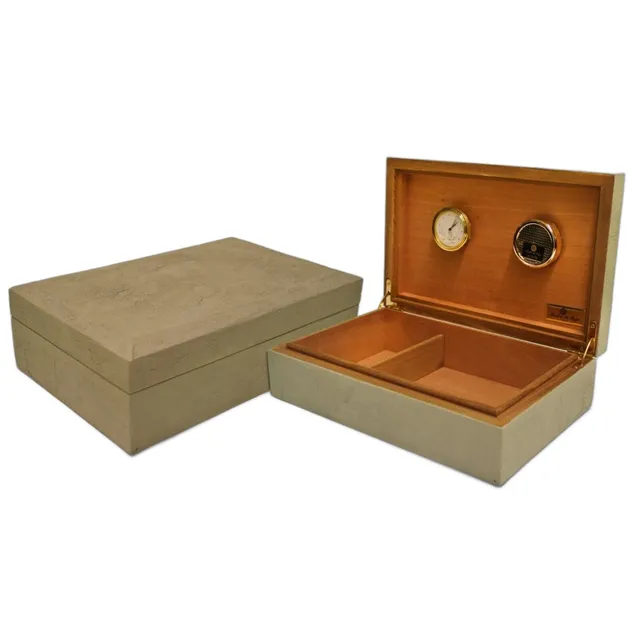 Mastro de Paja Cofanetto humidor grå
