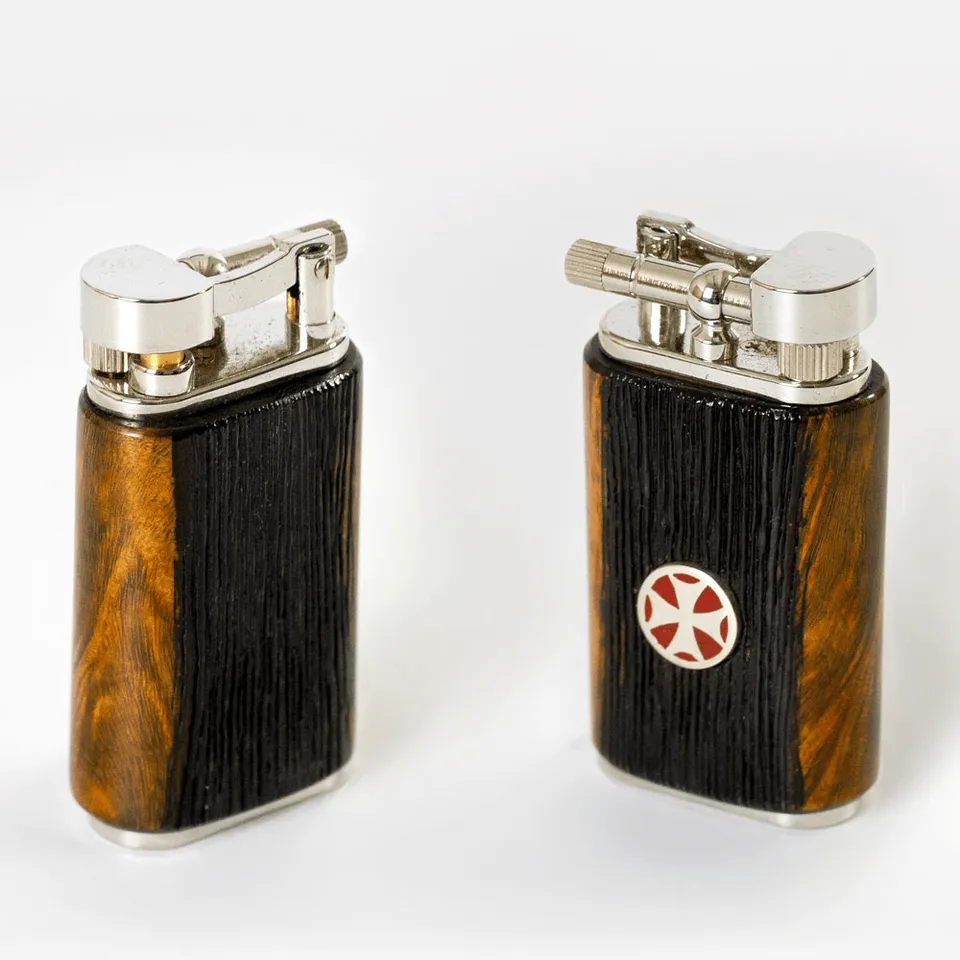 Mastro de Paja Handmade lighter briar og messing