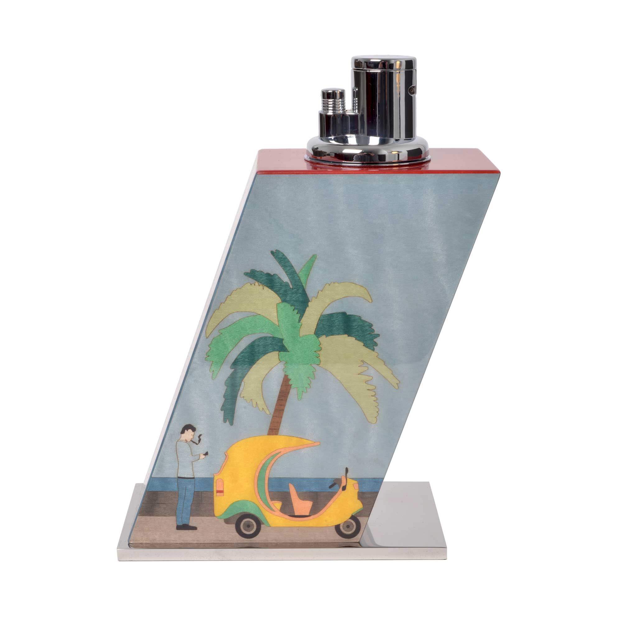 Elie Bleu Casa Cubana Carousel bordlighter stor trippelflamme