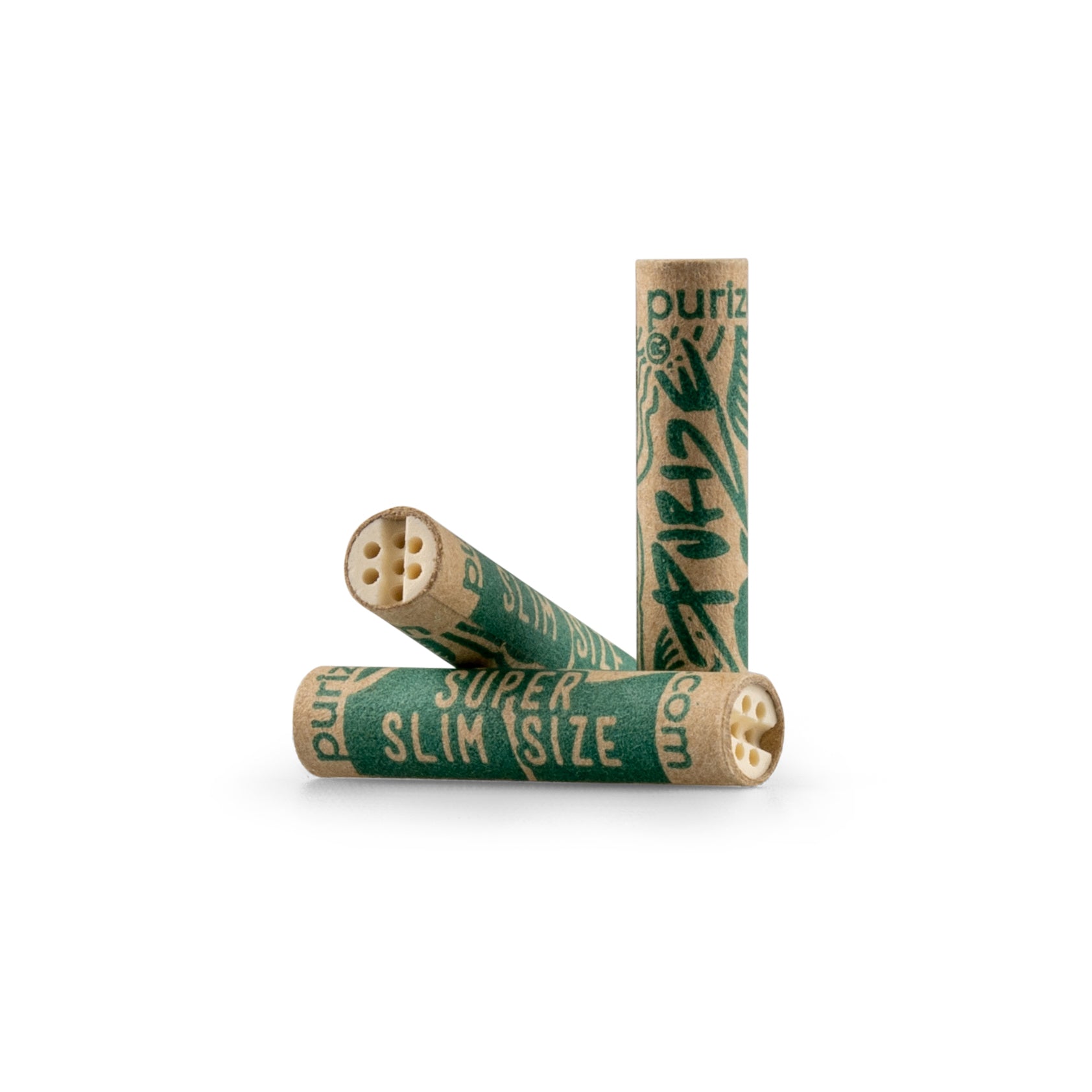 Purize Super Slim Organic kullfilter 50 stk 5,5 mm