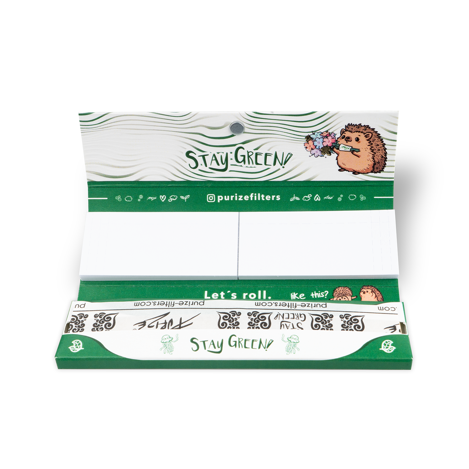 Purize King Size Slim rullepapir + papirtips 32 stk