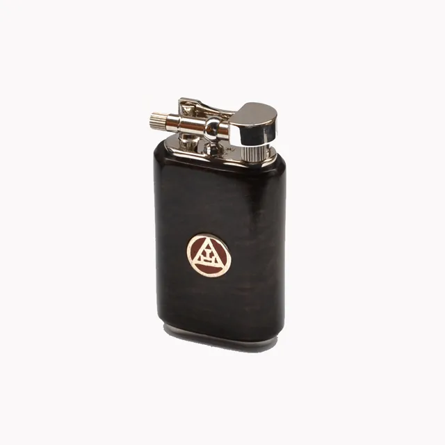 Mastro de Paja handmade lighter briar med sølvdekor