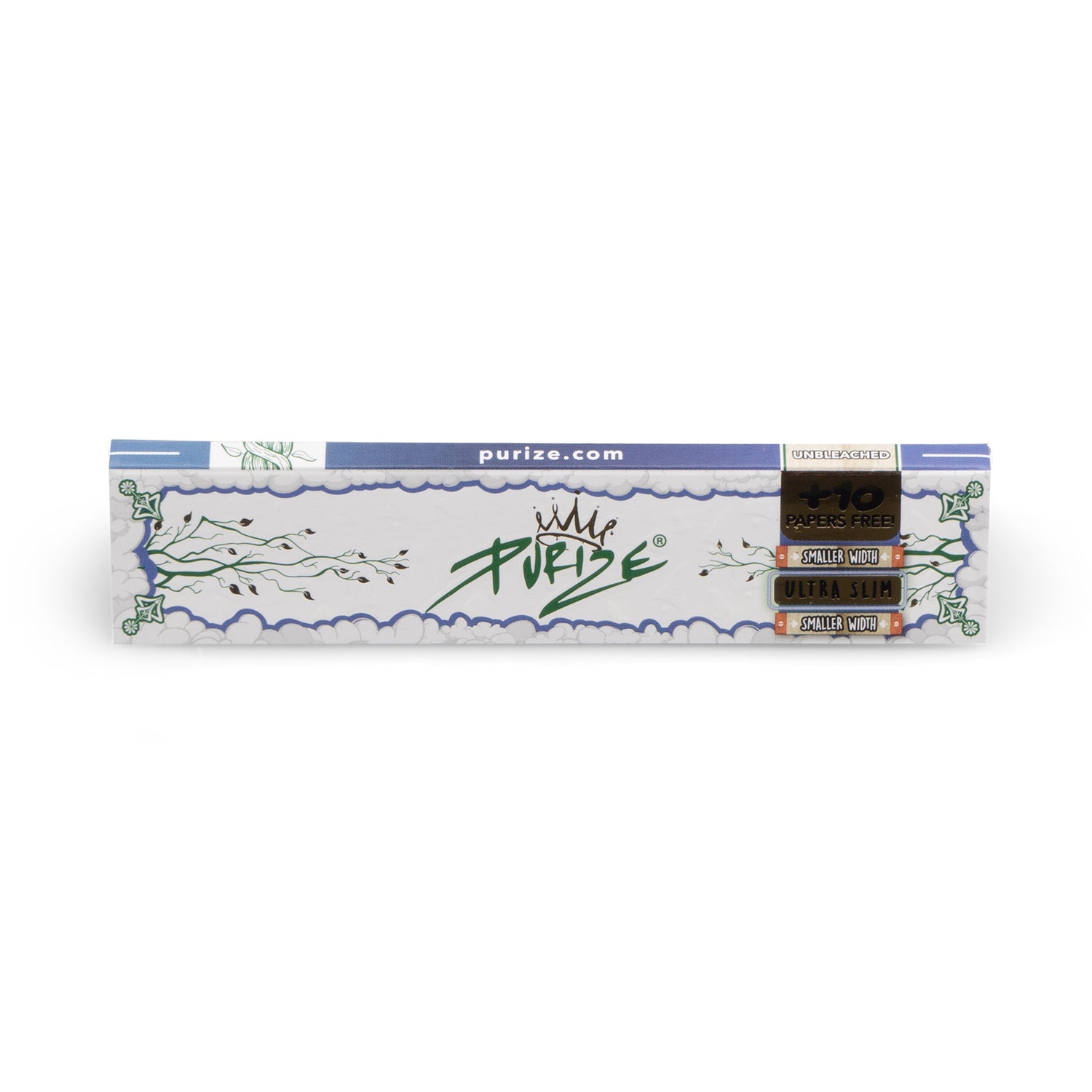 Purize King Size Ultra Slim rullepapir 50pk ubleket