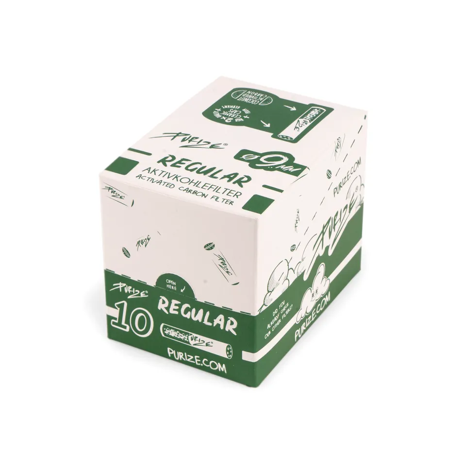 Purize Regular kullfilter 9mm hvit 200 stk