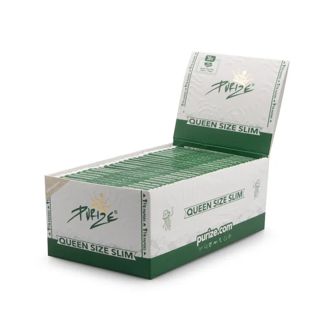Purize Queen Size Slim rulleblader 40 pakker papir