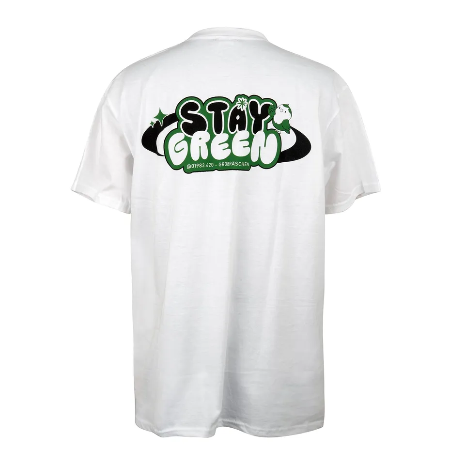 Purize Stay Green t-skjorte hvit M bomull