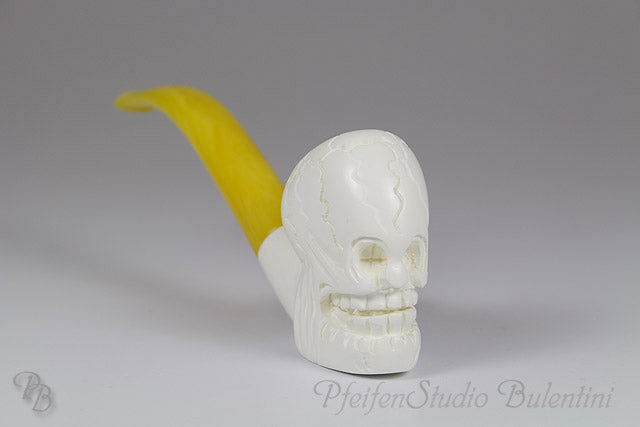 Bulentini Totenkopf M1384 midi merskumpipe hodeskalle