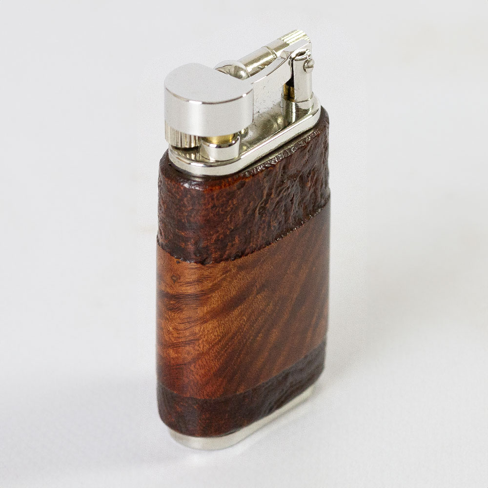 Mastro de Paja lighter bensin messing briar