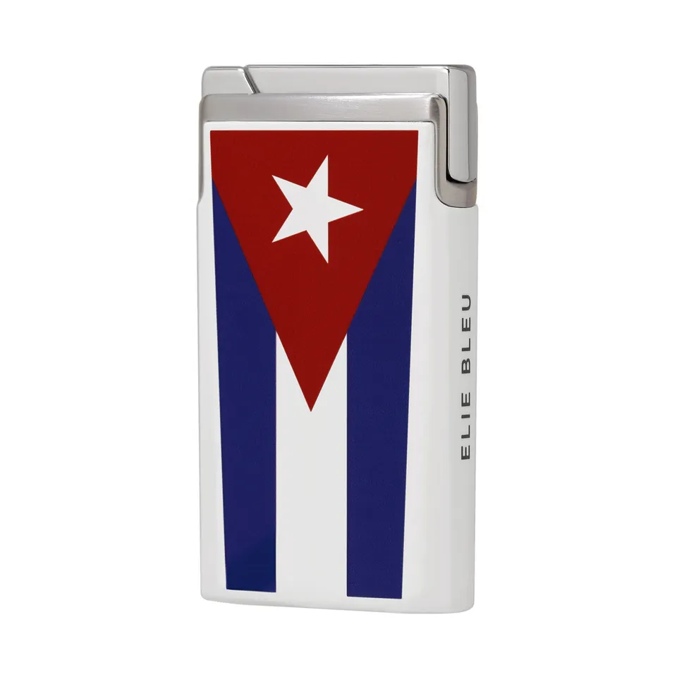 Elie Bleu J15 lommelighter Cuban Flag lakk
