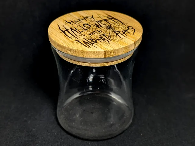 Talbert Halloween Humidor tobakkskrukke glass
