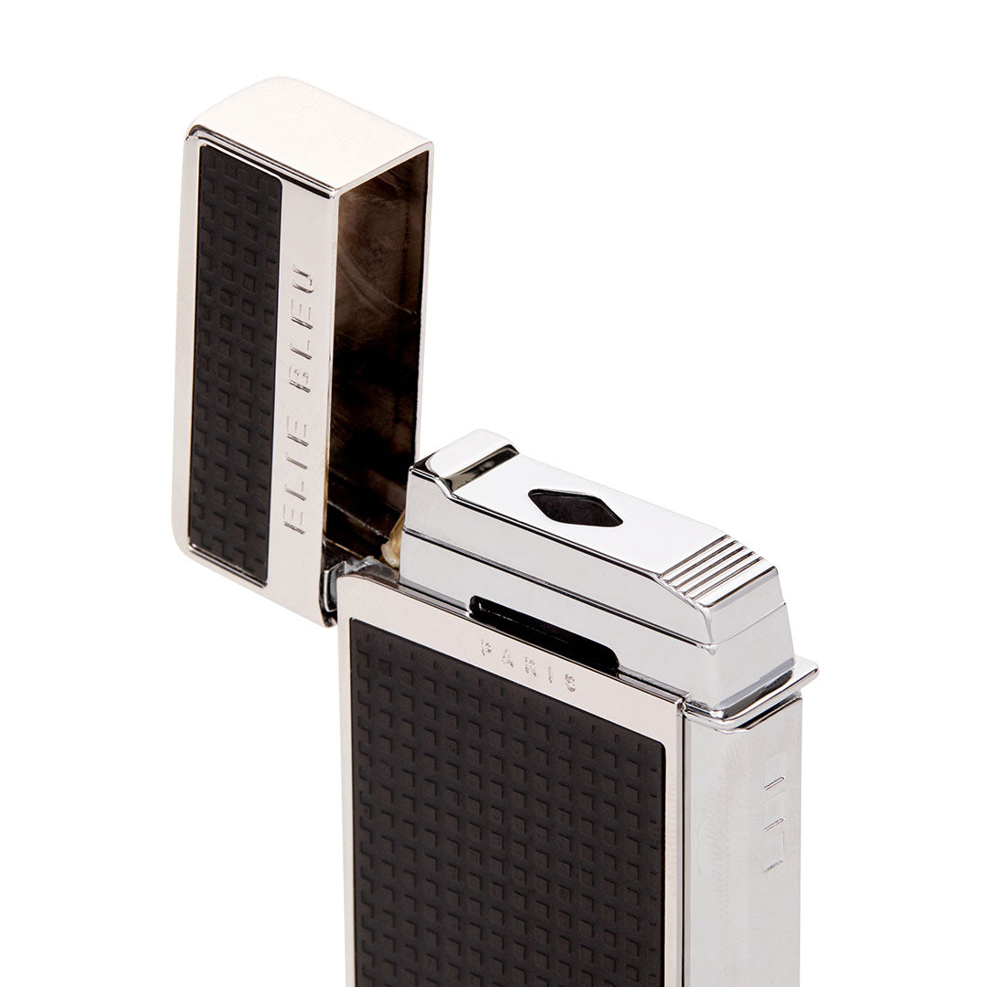 Elie Bleu Diamond Jetflame lommelighter rutenett