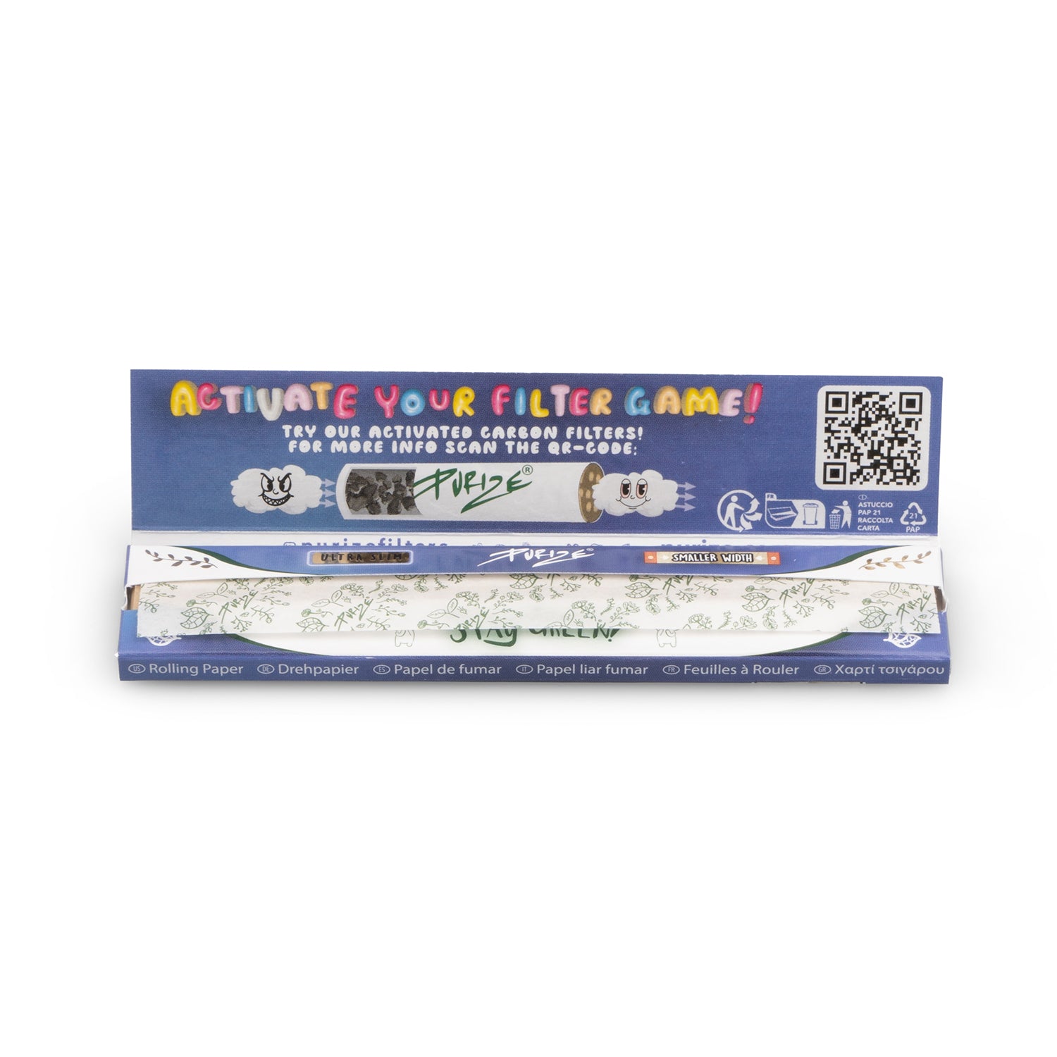 Purize King Size Ultra Slim rullepapir 50pk ubleket