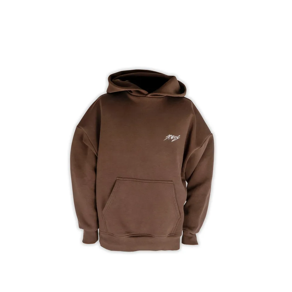 Purize Hoodie hettegenser brun str. M