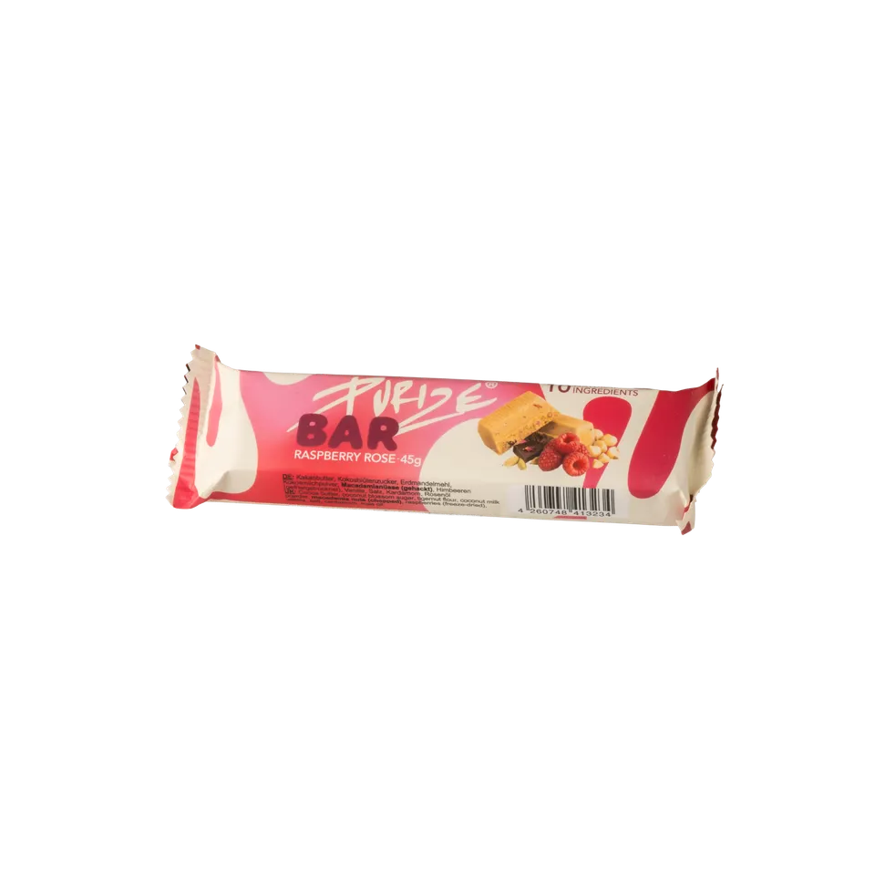 Purize Bar sjokolade Rosé Raspberry 45 g vegansk