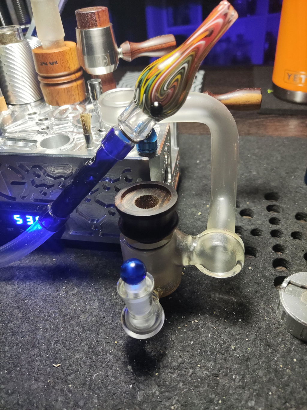 Ed's TNT 22mm Micro Dose adapter tre 14mm liten last