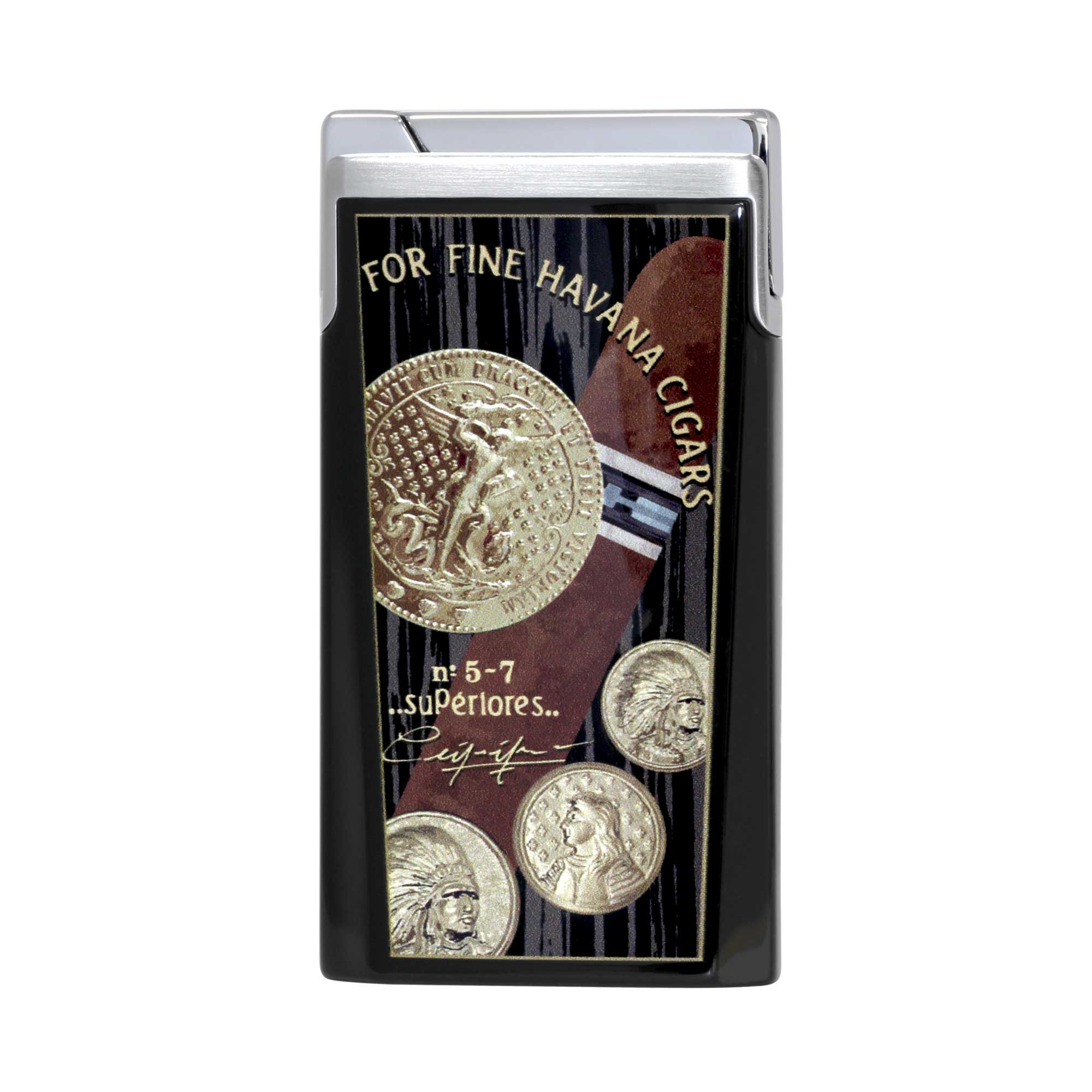 Elie Bleu J15 Medaille lommelighter lakk