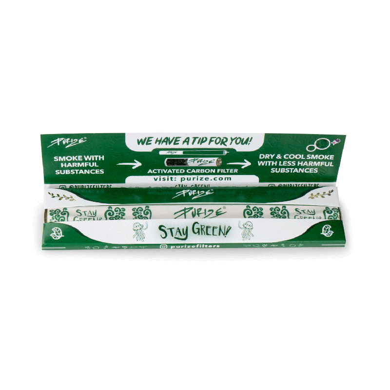 Purize King Size Slim rullepapir brown 42 stk ubleket