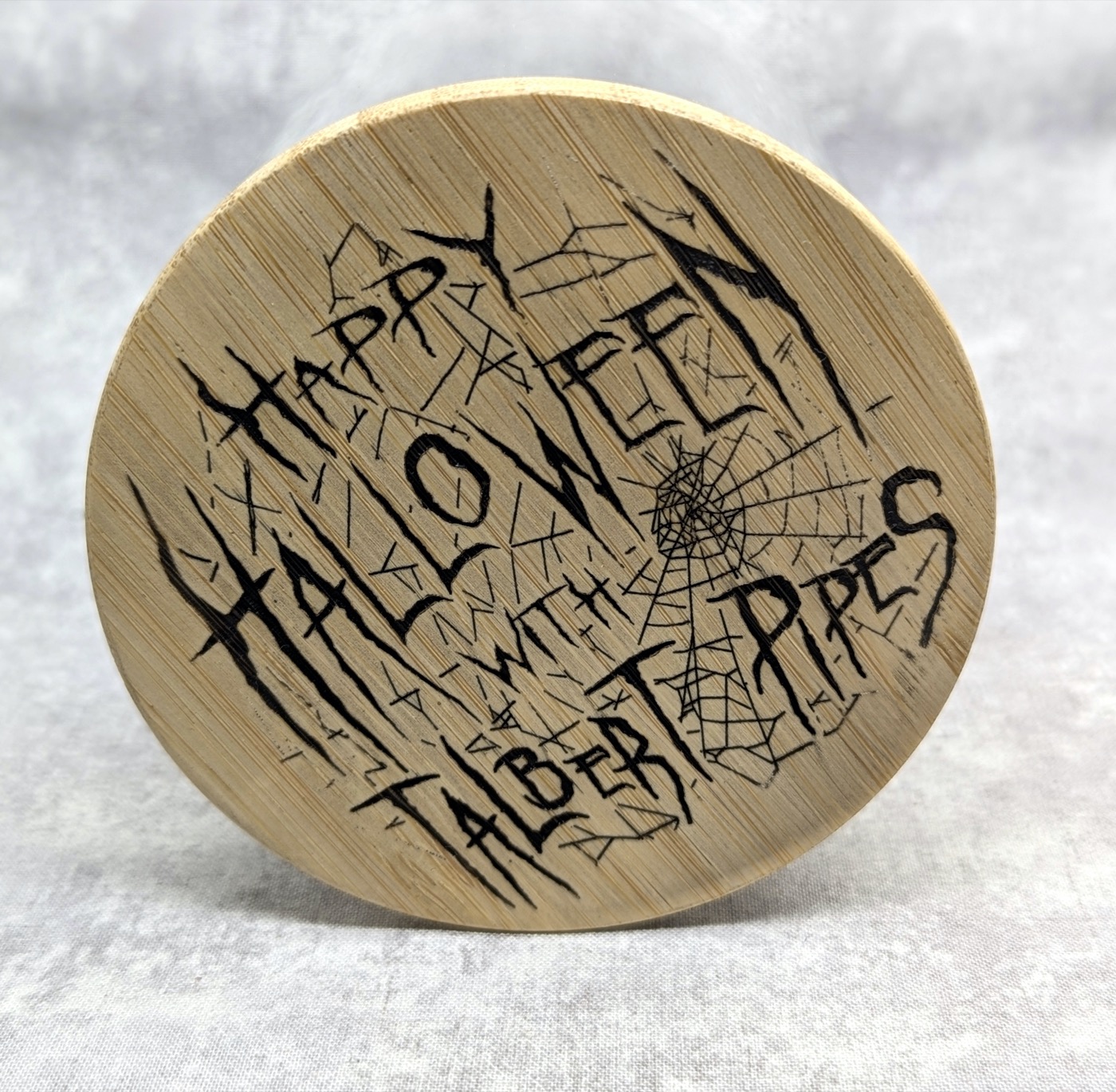 Talbert Halloween humidor tobakk gravert korthold