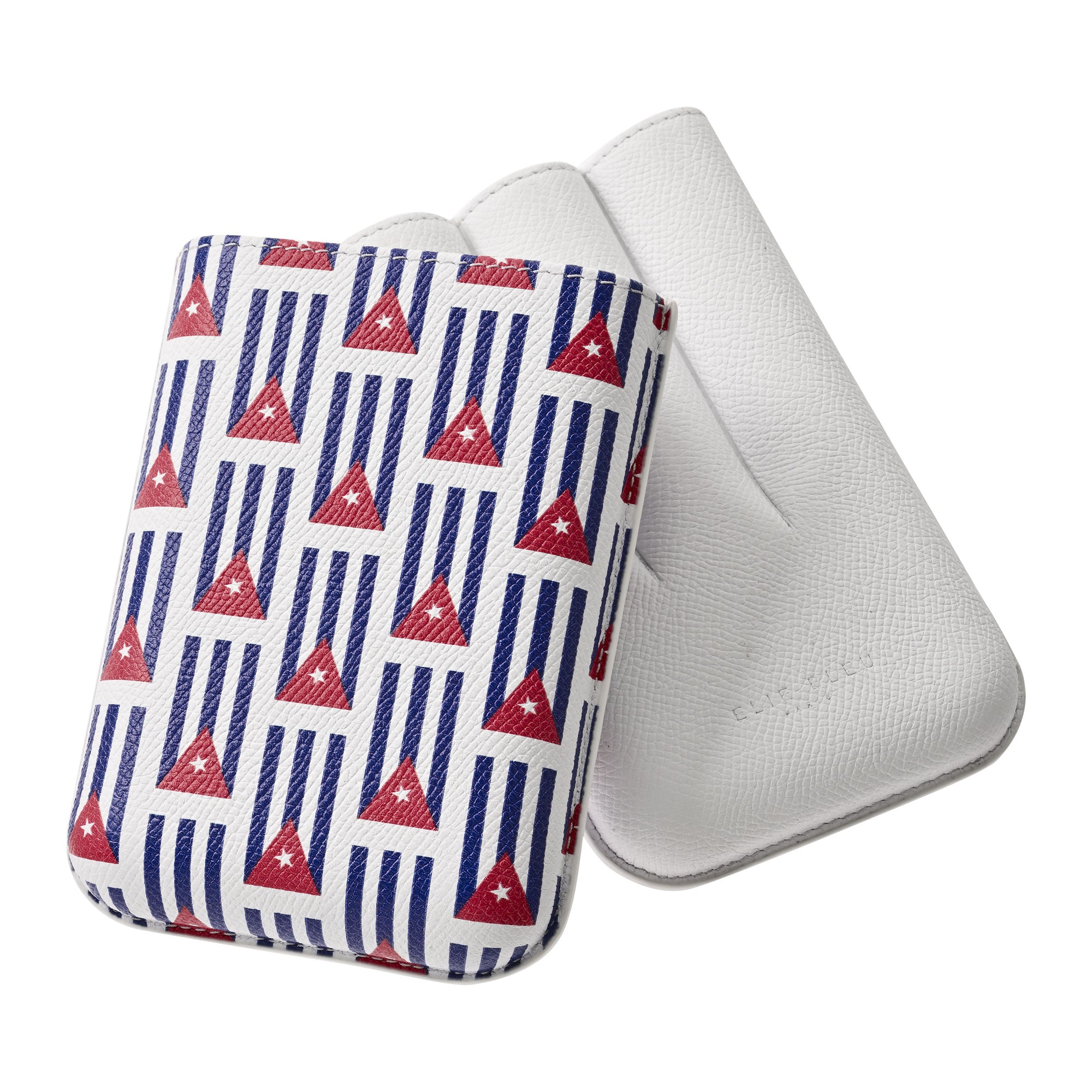 Elie Bleu Cuban Flag sigaretui 3 sigarer kaliber 27 skinn