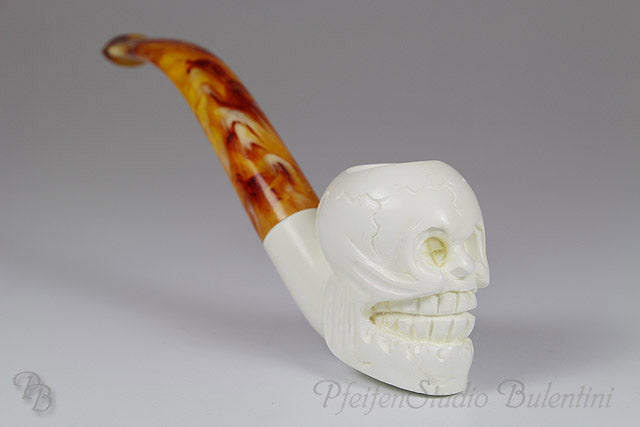 Bulentini Totenkopf M1386 merskumpipe midi hodeskalle