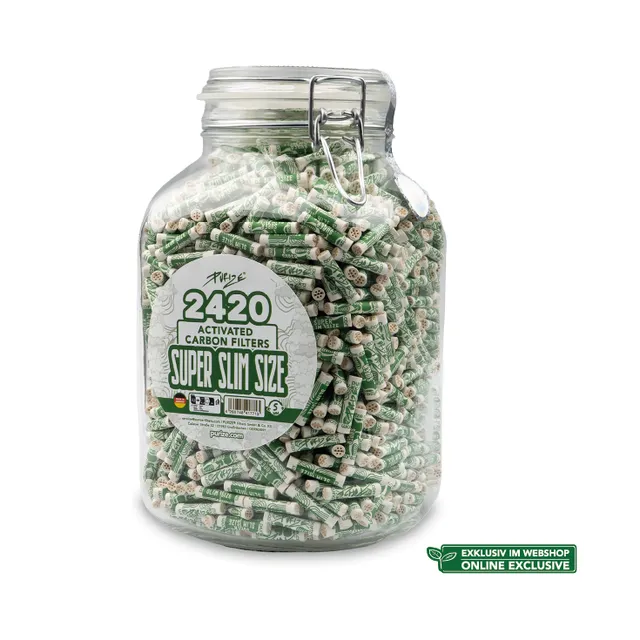 Purize Super Slim kullfilter 5,5 mm glass 2420 stk