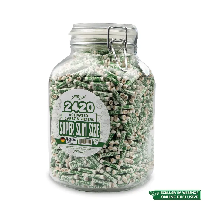 Purize Super Slim kullfilter 5,5 mm glass 2420 stk