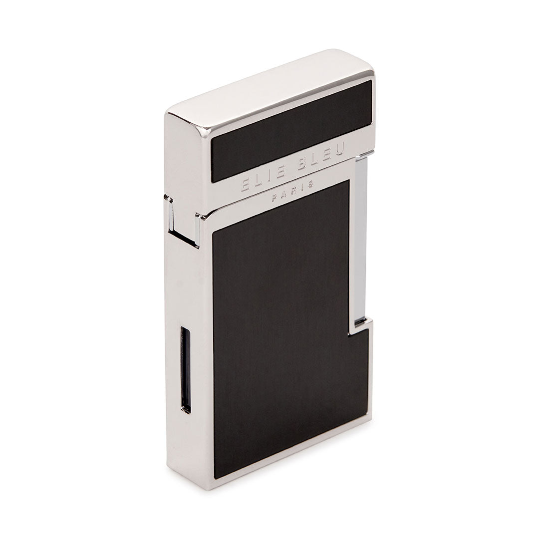 Elie Bleu Diamond Jetflame lommelighter svart EBJ1403