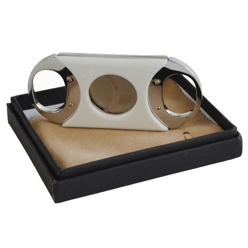Mastro de Paja sigarkutter hvit 25mm unika