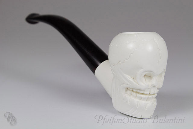 Bulentini Totenkopf M1393 merskumpipe hodeskalle midi