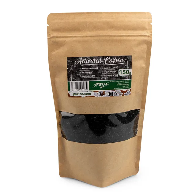 Purize aktivkull kokos 150 g løs