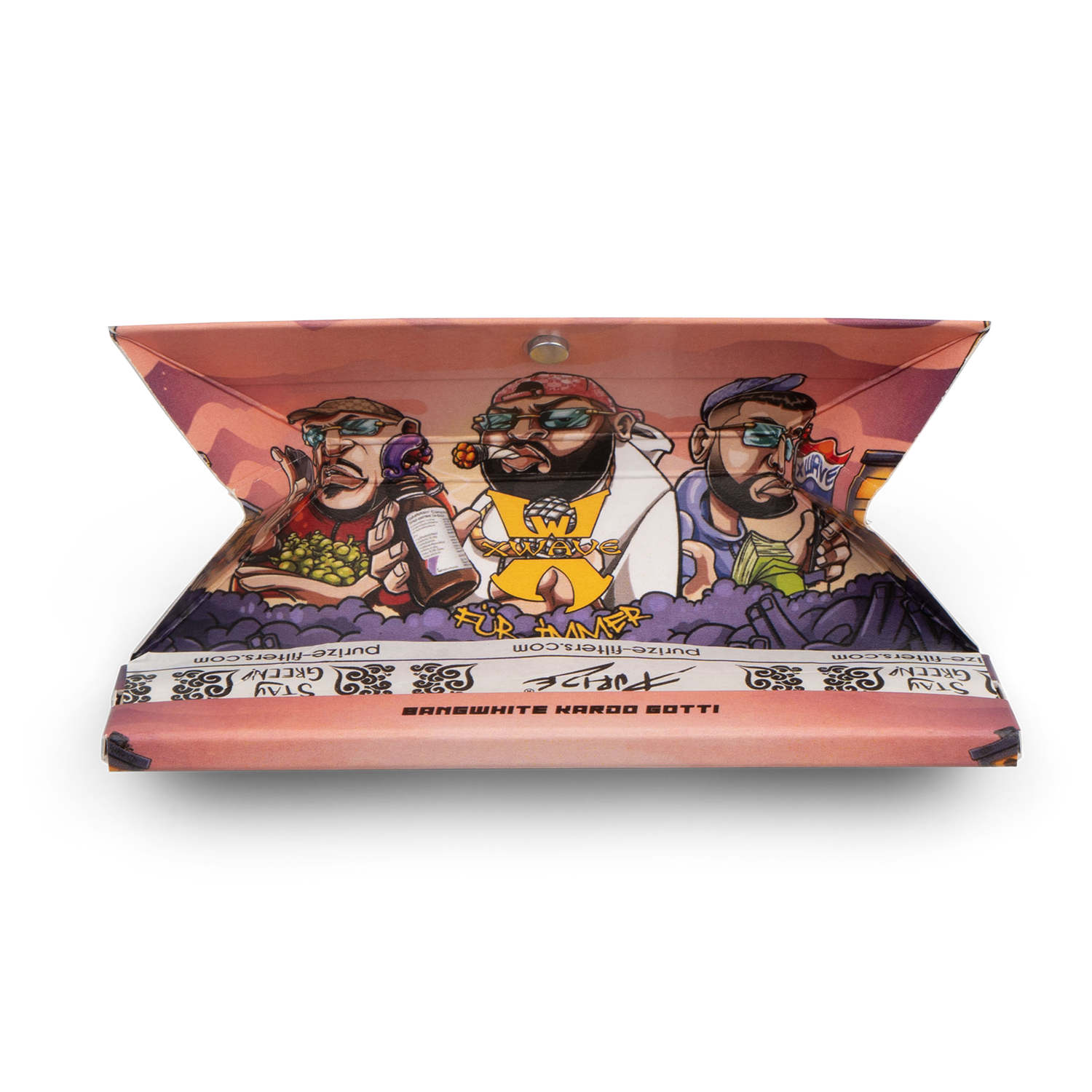 Purize Papes'n Tray X Wave King Size Slim med brett