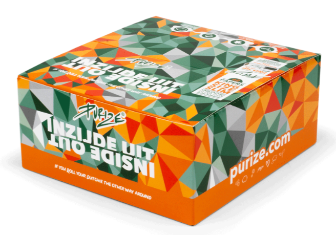 Purize King Size Slim Inside Out rullepapir 50 pk ubleket