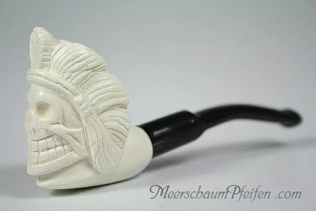 Bulentini Skull 0610 meerschaumspipe mini hodeskalle
