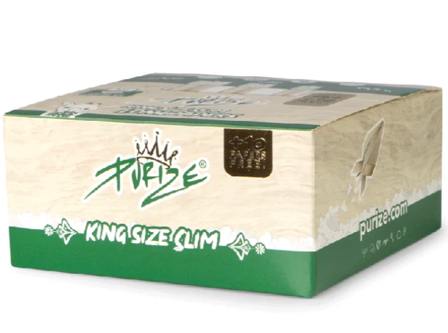 Purize King Size Slim rullepapir 50-pk ubleket