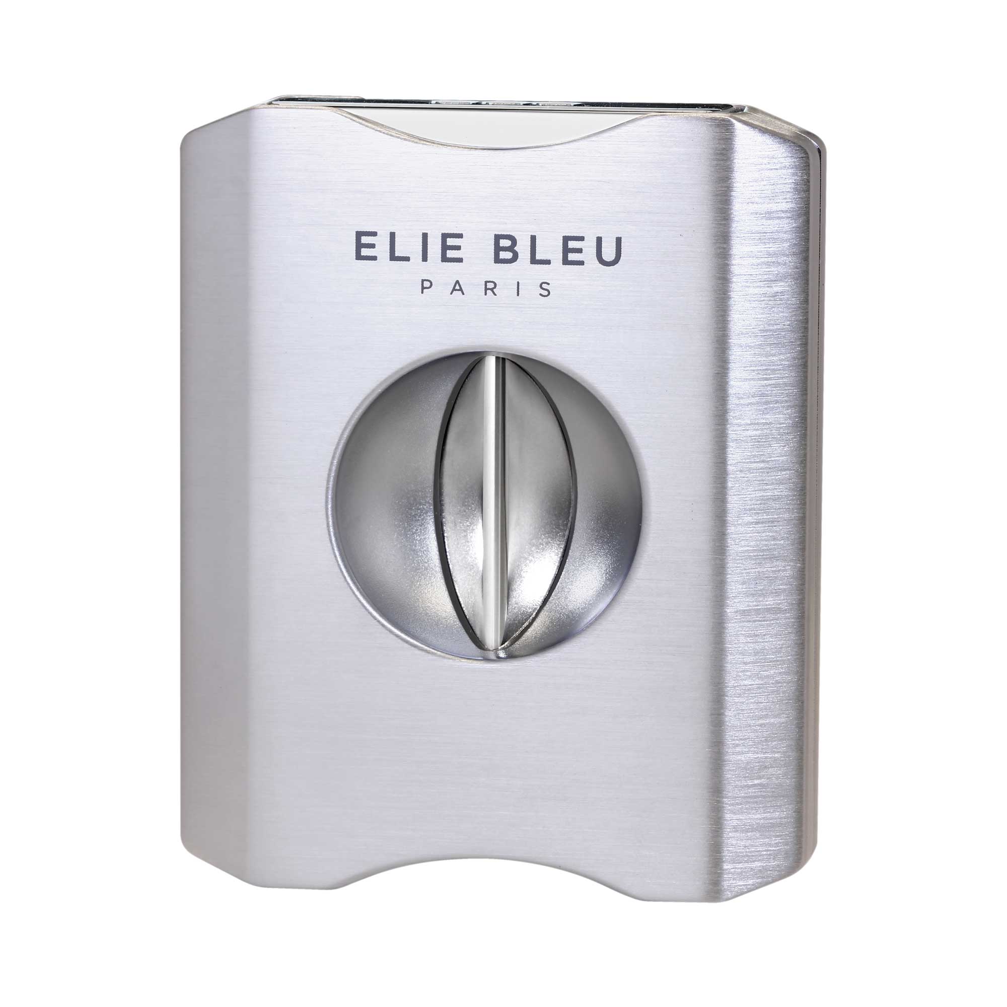 Elie Bleu V Cut sigarkutter Monochrome borstet solv