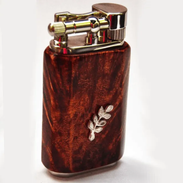 Mastro de Paja Handmade lighter messing med sølvdekor