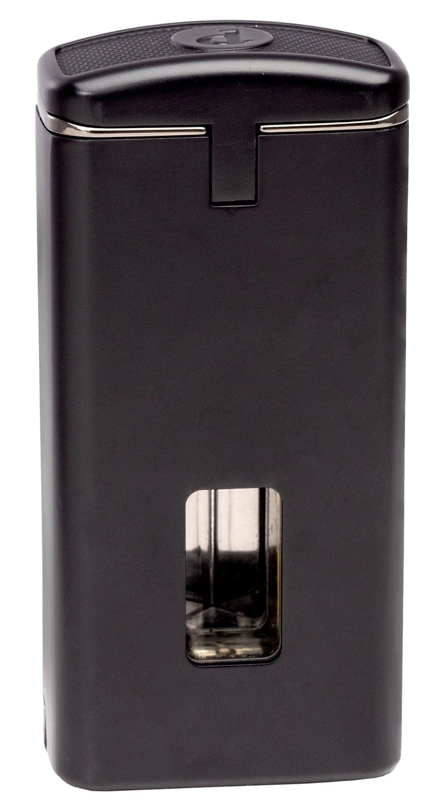 Palió PRO Trevi sigarlighter triple-jet krom/svart V-kutter