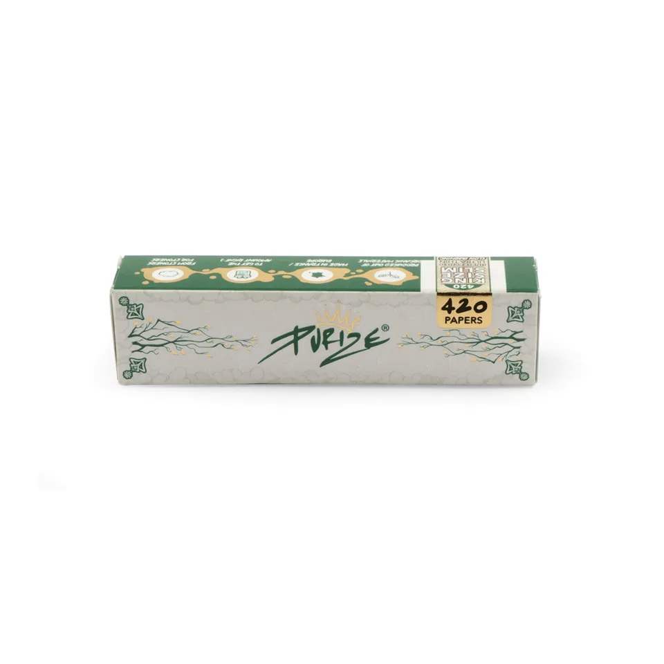 Purize King Size Slim 420 rullepapir 420 ark ubleket