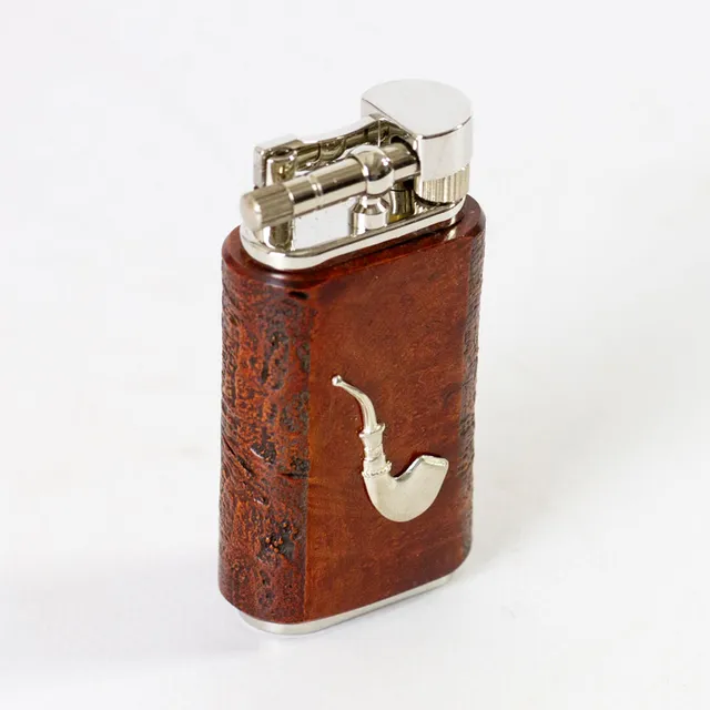 Mastro de Paja lighter messing briar justerbar flamme