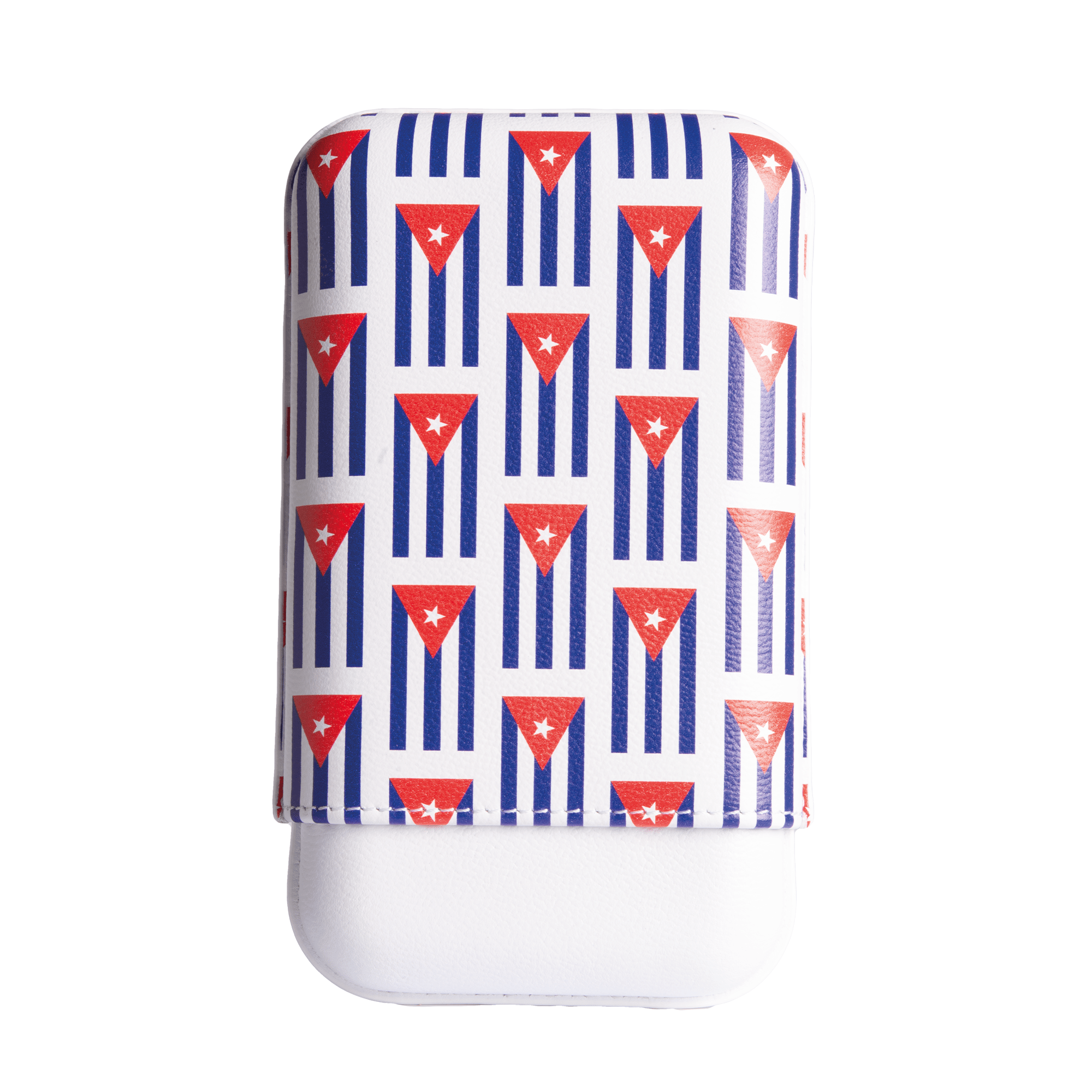 Elie Bleu Cuban Flag sigaretui 3 sigarer kaliber 27 skinn