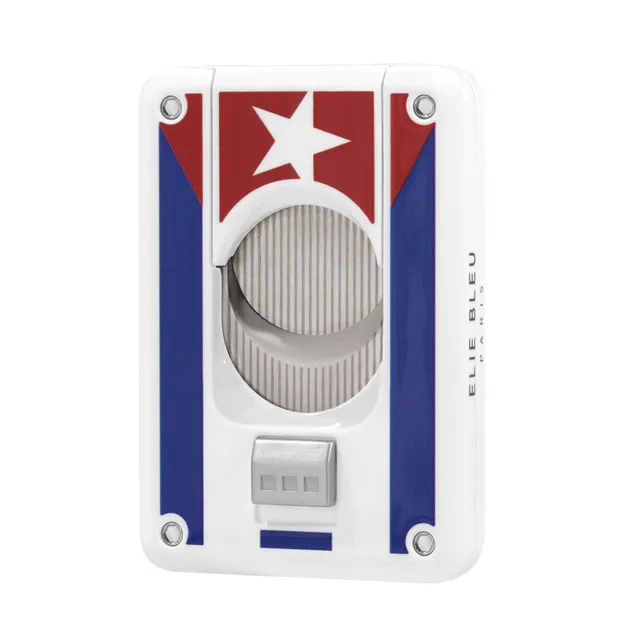 Elie Bleu sigarkutter dobbel Cuban Flag