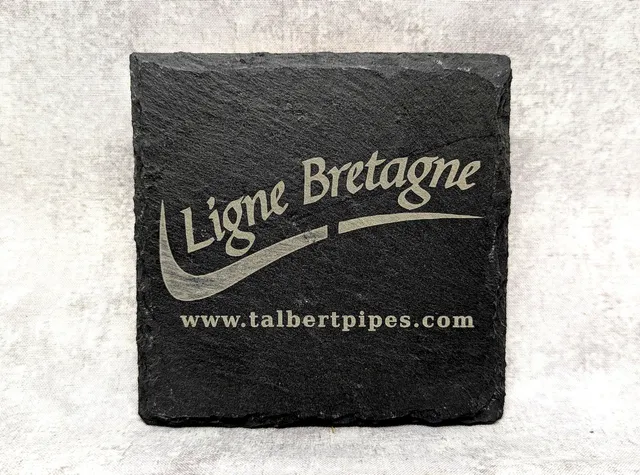 Ligne Bretagne Black Slate glassbrikke skifer