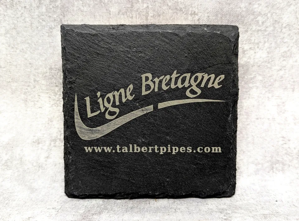 Ligne Bretagne Black Slate glassbrikke skifer
