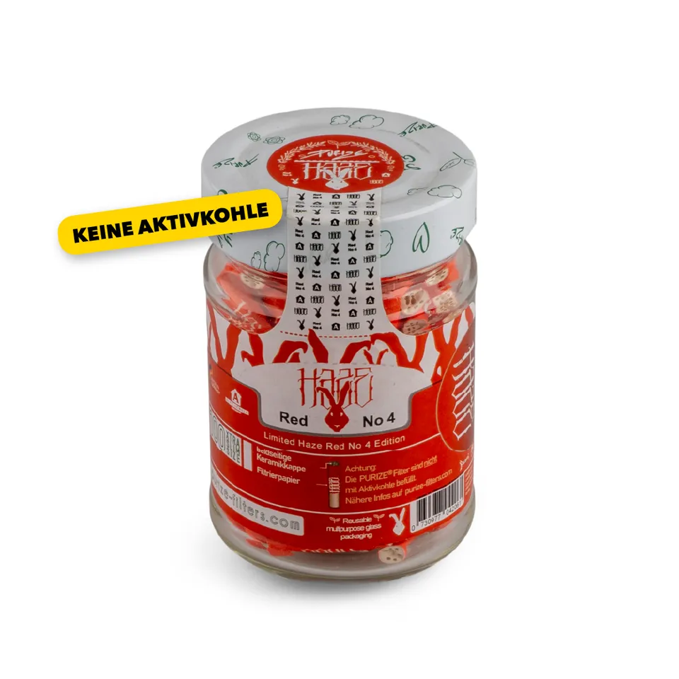 Purize XTRA Slim Haze dreiefilter 100 stk glass uten kull